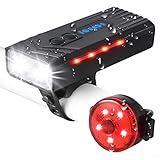 IMPERMEABLE IPX5-Resistente a lluvias ligeras, salpicaduras,para iluminar su camino en cualquier condición meteorológica. Tiene fuerte resistencia al impacto, al calor y una buena disipación de calor. Puede hacer frente a las vibraciones y los baches en carreteras en mal estado, no se preocupe que se deja de funcionar durante la conducción.
