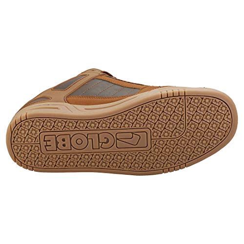 Image of Globe Tilt Mens Skate Trainers in Brown Plaid - 10 US