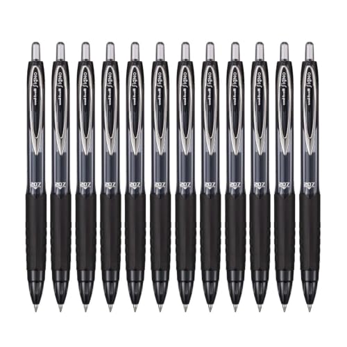 Image of Uni-Ball Signo Gel Ink Pens, 0.7 mm, Black (12-Pack)