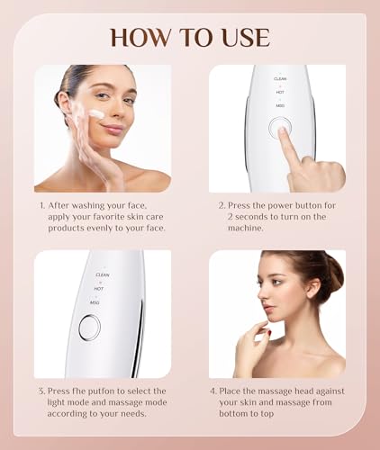 image for Dopsikn 7 Color Galvanic Machines - Red Light Therapy for Face and Nec