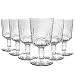 Produktbild Bormioli Rocco Romantic - Weingläser für Rot- und Weißwein - Schliff im Vintage-Stil - italienisch - 320 ml - 6er-Set