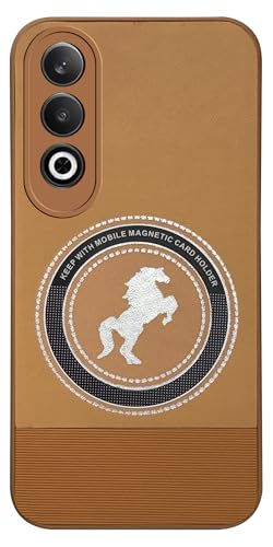 Image of Jkobi PU Leather Finish Back Cover Case for Oneplus Nord CE 4 (Professional Minimalist Texture | MagSafe Compatile | Camera Protection | Sleek Sober Formal)