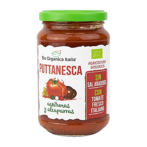 Salsa de Tomate Puttanesca con Olivas y Alcaparras Bio Organica Italia 325 ml Cover