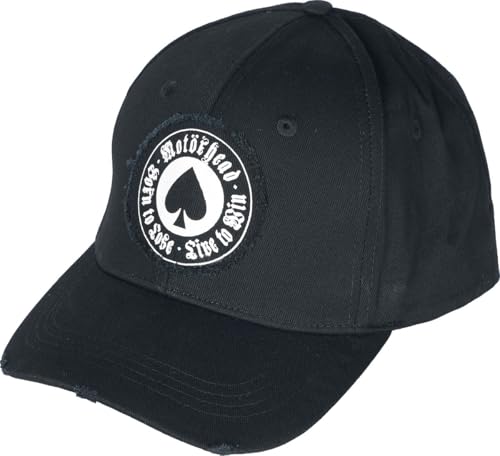 Materiale: Baumwolle Motörhead Born To Lose - Baseball cap Unisex Cappello Nero 100% Cotone