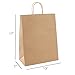 GSSUSA Halulu Brown Kraft Paper Bags, Shopping Mechandise Party Gift Bags - Recycled Paper Bags 13