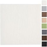 Nagine 吸着タイルマット 50×50cm 厚さ5mm80枚セット ペット用 防音 撥水 洗える 滑り止め カーペットマット 床暖房対応 カット可能 ずれない フローリングマット 賃貸OK おしゃれ DIY 子供部屋 リビング用（アイボリー）