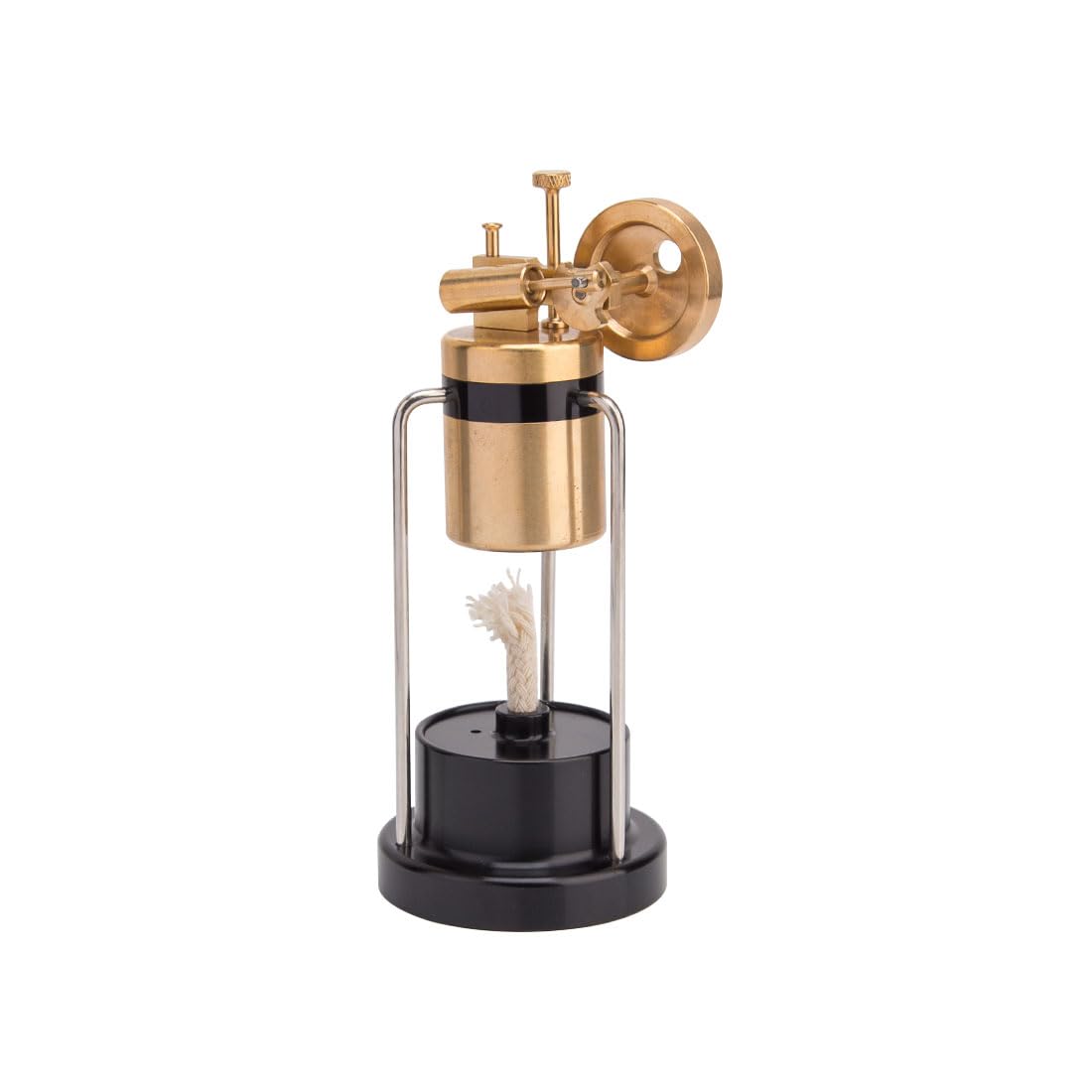 TechnixLabz Mini Steam Motor Modell, Retro Dreibeinige Oszillierende Einzylinder-Maschine, MINT-Bildungsgeschenk für Sammler