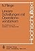 Produktbild Lineare Schaltungen mit Operationsverstärkern: Eine Einführung in die Verstärker- und Filtertechnik (Hochschultext)