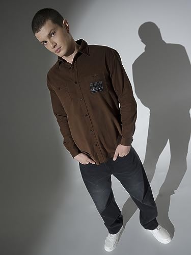 Image of Hubberholme Men's Oversized Full Sleeve Corduroy Shirt