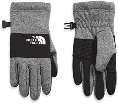 THE NORTH FACE Kids' Sierra Fleece Etip Gloves, TNF Medium Grey Heather, Small