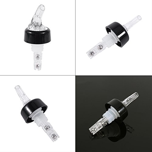 Automatic Measured Bottle Pourer, 30Ml Shot Liquor Bottle Pourers, Spout Bottle Pourer Liquor Bottle Pourer Measuring Drink Wine Dispenser Plastic Home (White) #TOP4