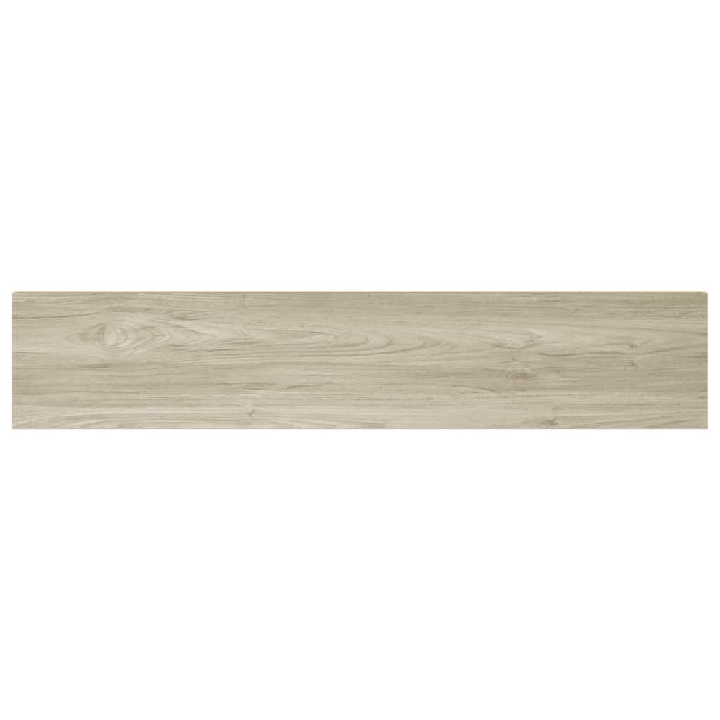 Estantería flotante de 120 x 23,5 x 3,8 cm, madera de roble MDF y metal, con sistema de fijación invisible, soporta hasta 10 kg, para salón, pasillo, dormitorio