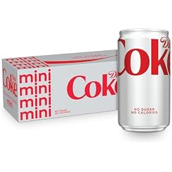 1 of Diet Coke Can, 7.5 fl oz (pack of 10) | Carbonated cola with no sugar and no calories, 28 mg of caffeine per can
