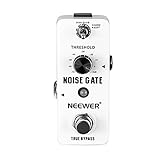 Neewer Aluminium-alloy Noise Killer Guitar Noise Gate Suppressor Effect Pedal with 2 Working Models and LED Indicator (Original Version)