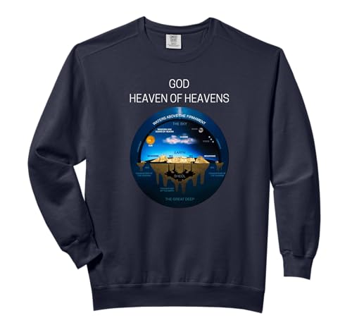 Flat Earth Shirt - Biblical Earth - Flat Earth T Shirt Comfort Colors Adult Sweatshirt