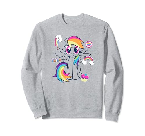 Sweat Rainbow Dash My Little Pony - Pull Coloré Friendship Is Magic