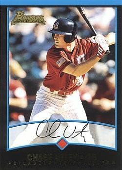 2001 Bowman Draft Picks Baseball #BDP69 Chase Utley Rookie Card