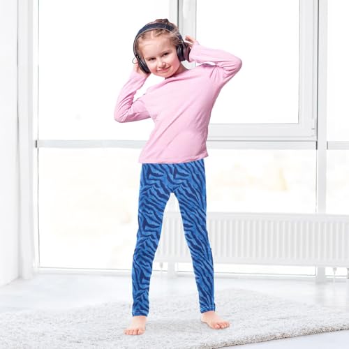 Girls Leggings Soft Toddler Ankle Length Kids Dance Yoga Pants 4-10 Years4