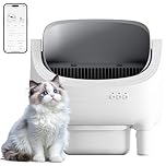 JUMMICO Smart Self-Cleaning Cat Litter Tray – Automatic Cat Litter Box with Health Monitor & Odour Control, 12L XL Capacity (15 Days), Ultra-Quiet & Safe for All Cats (1.5-15kg)