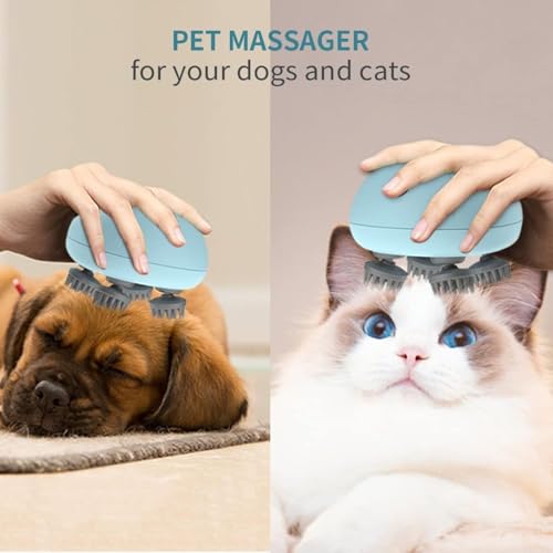 Image of Head Massager for Scalp | Electric Kneading Handheld & Rechargeable Head Massager Device for Full Body Massage, Deep Relaxation, Portable Scratcher Use, and Daily Hair & Scalp Care Support