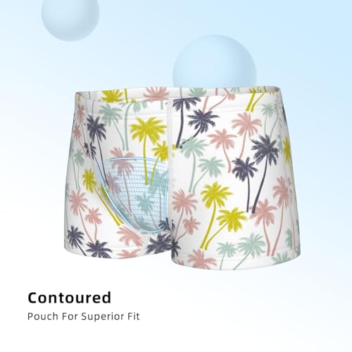 Boys' Cotton Boxer Brief Soft Underwear-Hawaiian Coconut Tree4