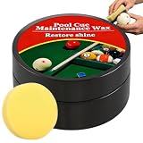 Générique Billiard Shine Restorer, Ball Cleaning Wax, 50 g Pflege mit Smooth Restoration Formula, Compact Sport Care Tool mit tragbares Design, Gloss Revive Schutz, Billiard Cleaner