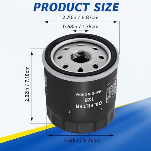Image of (6-Pack) 49065-0724 49065-7010 Oil Filter Replacement | For kawasaki FX850V FX801V FJ180V FH381-721V FH601-770D FX751-FX1000V Engine Models