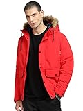 JACK&JONES Men's JJWINNER Bomber Jacket, True Red, M