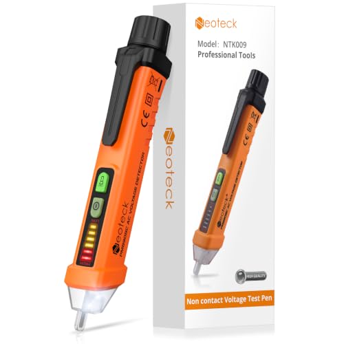Neoteck Non Contact Voltage Detector 12-1000V AC Voltage Tester | Identifies Live…