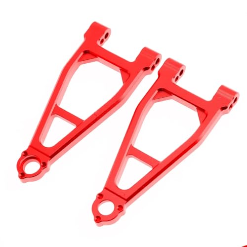 Accessoires Voitures RC Compatible avec Tamiya 58719 pour BBX BB-01 BB01 1/10 RC Voiture Crawler Amélioration Accessoires Pièces Détachées Bras De Suspension Supérieur Avant pour Bras Oscillant(Red)