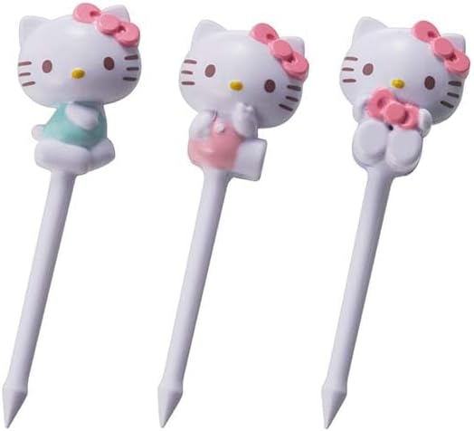 Torne Hello Kitty Niconica Lunch Box, Pack of 6 (2 of each of 3 Patterns), Makes Lunches Fun