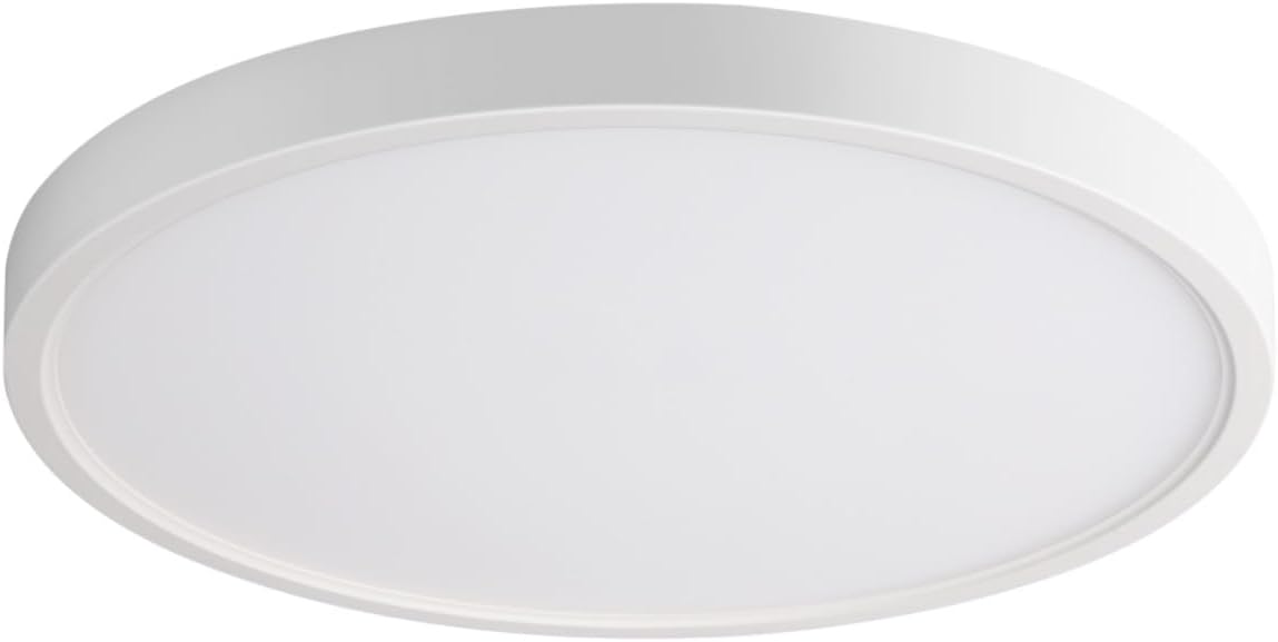 Letlit Lamp met Bewegingsdetector, 18W 1800LM LED Plafondlamp met Lichtsensor, Instelbare Schakeltijd: 30S/120S/180S, IP54 4000K Plafondlamp voor Gang, Trap, Balkon 23cm