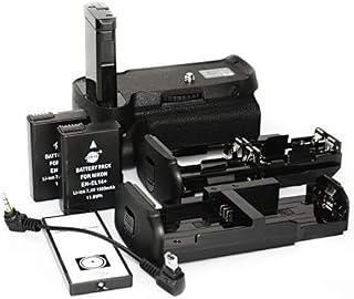 DSTE® Infrarot Fernbedienung Batterie Griff Kompatibel für Nikon D3100 DSLR Digital Kamera als BG-2F mit (2 Packung) EN-EL14