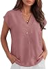 Blusa Mujer ANRABESS Manga Capucha Escote V Casual Elegante 2026 Verano Trabajo Negocio Ropa Primavera 3