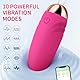 ZWFUN Vibrationseier mit 9 Vibrationsmodi APP Vibro Ei G-Punkt Stimulation Klitorisvibrator Liebeskugeln für die Frau Sex Toyset für Woman SM Sexspielzeug für Damen Vibration für Frauen Paare (Rot)