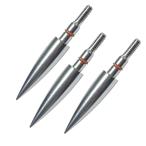 Image of 100 /125 /150 /200 /300 Grains Archery Field Points Practice Field Tips, Archery Target Practice Hunting Arrow Tip for Recurve, Compound Bow Crossbow, Stainless Steel Screw in Broadheads