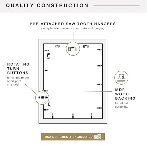 Image of MCS Everline Poster Frame, 20x30, Black