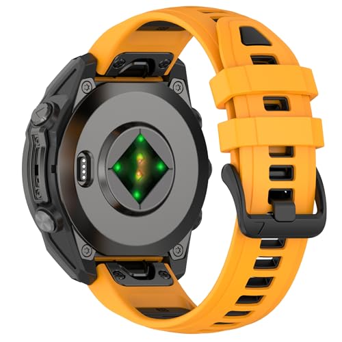 Hahace 22mm �V���R���X�g���b�v Garmin F?nix 5/6/7/8 47mm/7 Pro/6 Pro/5 Plus/Forerunner 935/945/955/965/Approach S62/S60/Epix Gen 2 47mm�ɑ�