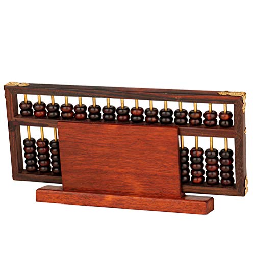26.5111.5cm Vintage-Style 13 Digits Rods Wooden Abacuses, Kid\'s Calculating Tool, Abacus Arithmetic Suitable for Collection, Gift