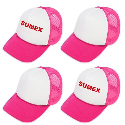 Chapeaux de camionneur par sublimation vierges avec sangle réglable et maille aérée