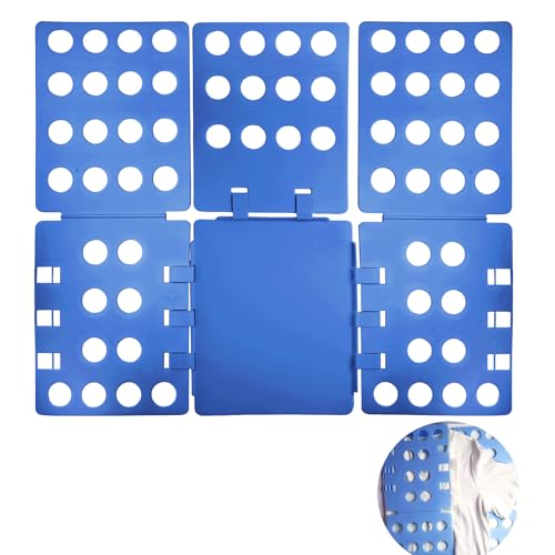 Planche de Pliage de Vêtements pour Enfants et Adultes – T-Shirt, Chemise, Pulls et Pantalons – Facile à Utiliser, Matériaux Durables et Design Compact pour un...