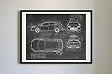 DolanPaperCo #349 Ford Focus ST 2012-15 Art Print, da Vinci Sketch – Unframed – Multiple...