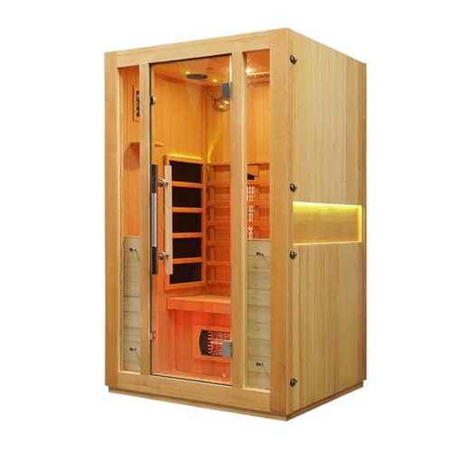 Vidalux Premier 2 Person Full Spectrum Infrared Sauna with Complete Heat