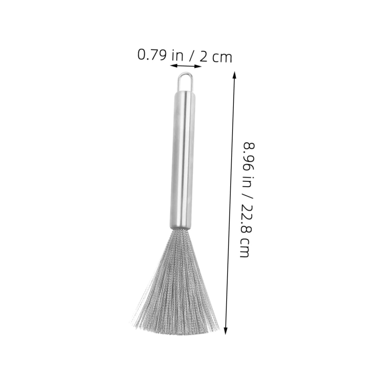 HEALLILY High Density Pot Cleaner Dish Scrubber Brush Kitchen Scrubber Brush Stainless Steel