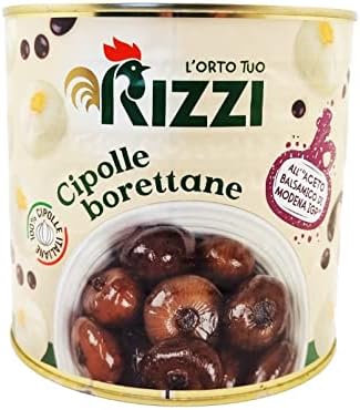 Sottaceti Rizzi Borettane Onions in Balsamic Vinegar Tin - 2.5kg