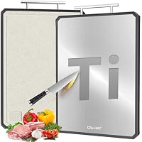 16.3'' x 11'' Double Sided Non Toxic Titanium Kitchen Cutting Board only