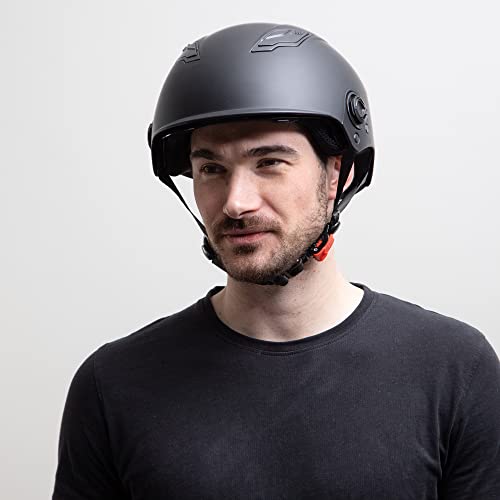 Westt Scooter Helm Fahrradhelm Skaterhelm für Herren und Damen E Scooter Helm E-Bike Helm Roller Helm mit getöntem Sonnenvisier für Jugendliche und Erwachsene