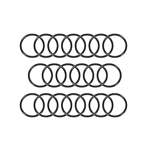 uxcell Nitrile Rubber O-Rings 36mm OD 31mm ID 2.5mm Width, Metric Sealing Gasket for Automotive Machine Plumbing, Pack of 20