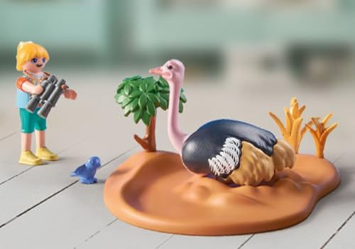 Explorateurs Et Nid D'autruche Playmobil La Boîte - vue 7