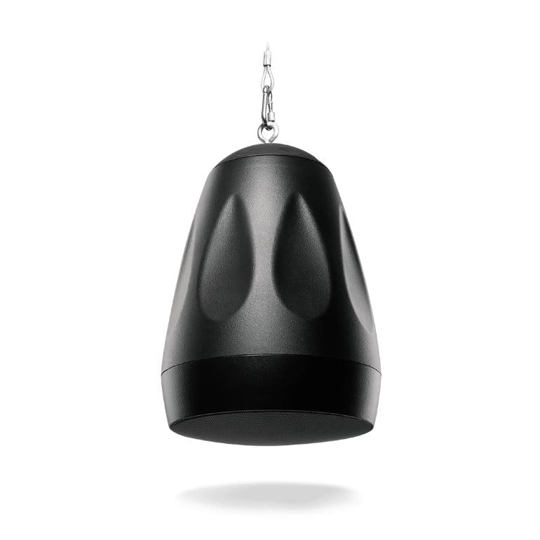 Winston Acoustics Rhine 80W Pendant Outdoor Speaker, Garden, Patio, Waterproof, Hanging Speaker, Pendant/In-Ground/Wall Mount, Weather-Resistant, Black-image-6